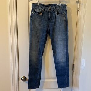 Rag & Bone Indigo Straight Leg Jeans